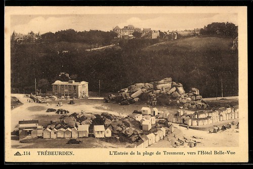 Cpa trébeurden entrée de - trébeurden,, l´entrée