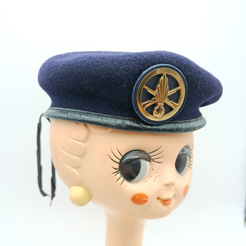 Beret bleu sombre - sombre, +