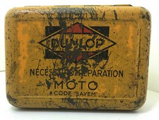 Ancienne boite Dunlop Nécessaire Réparation MOTO Code SAYEM PNEUS