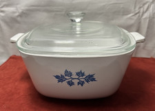 Pyroflam Pf-4B Plat à gratin avec couvercle P-9-C Moule à four ragoût verre céra