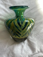 vase art glass mdina malta