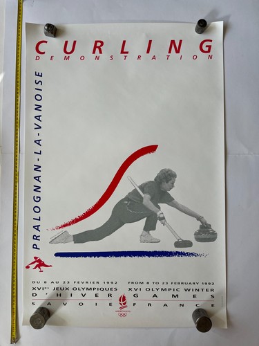 Curling albertville winter - curling,