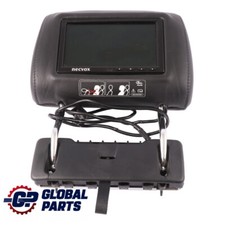 Appui-tête de siège Audi Q7 Écran d'appui-tête rabattable à l'arrière Cuir noir