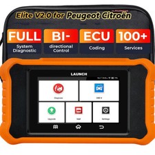 LAUNCH X431 Creader Elite V2.0 pour Peugeot & pour Citroen Qutil de Diagnostic 