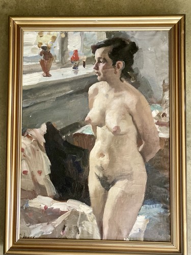 Huile sur toile femme - sur,