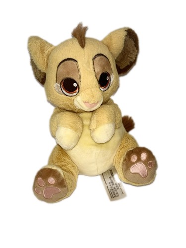 Peluche doudou simba roi - peluche,