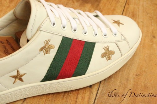 Chaussures cuir gucci ace - cuir,