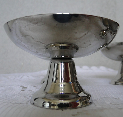 Lot coupes glace - à, inox