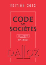 Code des sociétés 2013