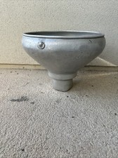 ancien entonnoir/ passoire pour bidon à lait en aluminium déco loft Chalet
