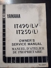 manuel atelier revue technique YAMAHA IT 490 IT 250 L 1983