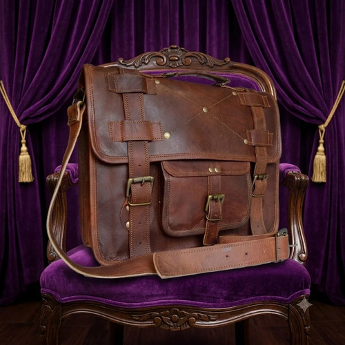 Sac besace homme cuir - en,