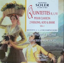 Quintettes II, I, VI Pour Clavecin, 2 Violons, Alto Et Basse - Vol. 2 = Quintets