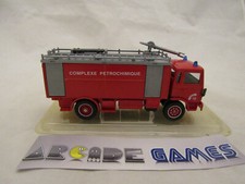 VEHICULE 1/55 CAMION RENAULT MOUSSE POMPIER - SOLIDO HACHETTE N°97 (vendeur pro)