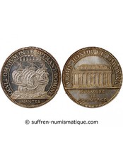 Chambre de Commerce de Nantes - Jeton Argent Poinçon Abeille (1860 /1879)