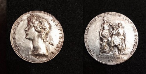 Superbe medaille education - medaille, "education