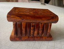 boite a secret,a bijoux ; en loupe de thuya