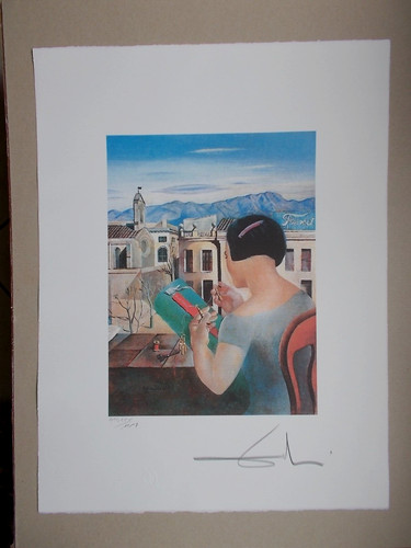 Lithographie salvador dali - lithographie,, "