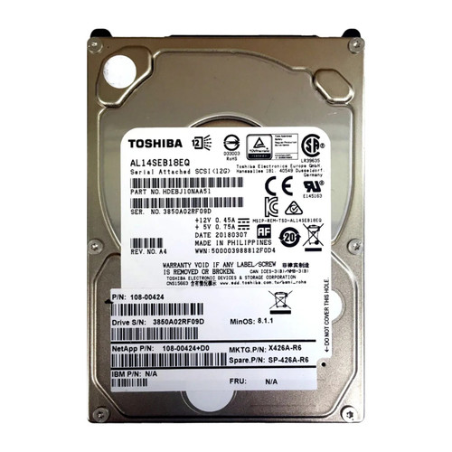 Netapp 1 8tb - (108-00424), 1.8tb