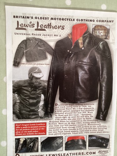 Lewis leathers universal - d,