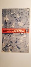 Buvard vintage la Pile MAZDA ne meurt qu'avec éclat 