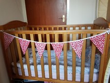 bruant coeur tissu fait main