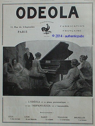Publicite odeola piano - publicite,