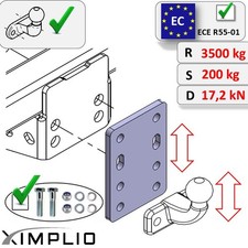 Plaque de rehausse boule
