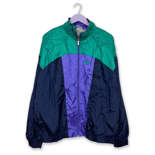 Anorak nike vintage bleu - anorak,
