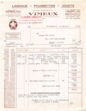 1953   LANDAUS POUSSETTES JOUETS VIMEUX A FOURCHAMBAULT - M.PAPIN A TOURS