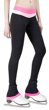 Ice Figure Skating Dress Practice Pants 2 tone WB BG