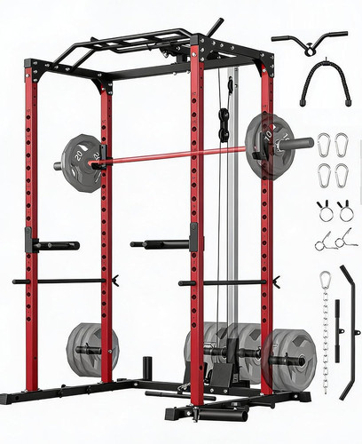 1200lbs power cage with lat - 1200lbs,