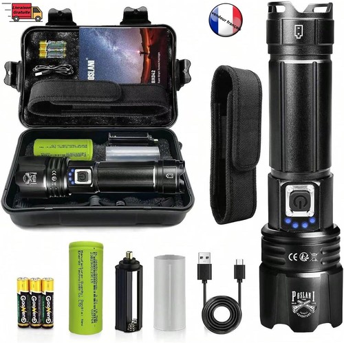 Lampe torche led puissante - torche,