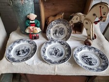 3 assiettes parlantes Gien