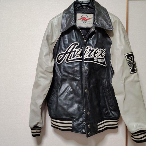 Veste stade cuir avirex - en,