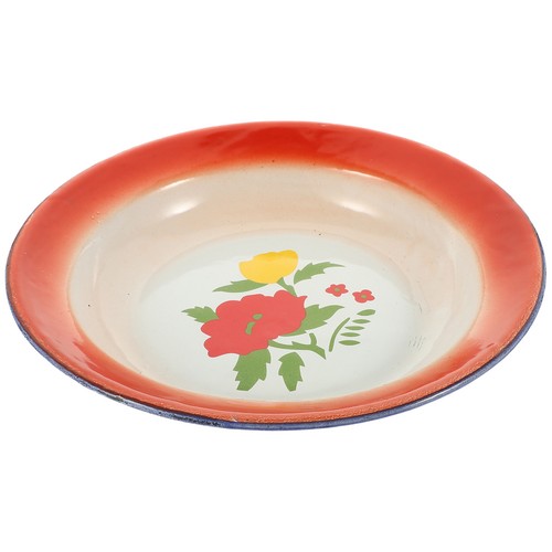 Assiette émaillée vintage - assiette,