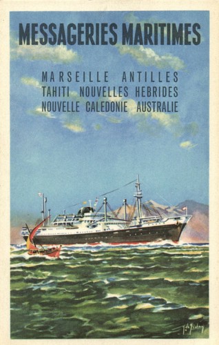 Cpa ships messageries - cpa,