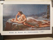 AFFICHE CREME DE BEAUTE BELLE FEMME DE NUIT