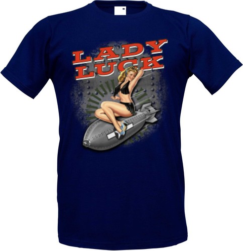 Shirt bleu marine avec biker - bleu,