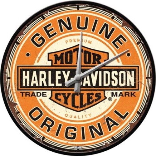 Horloge murale harley davidson - harley,