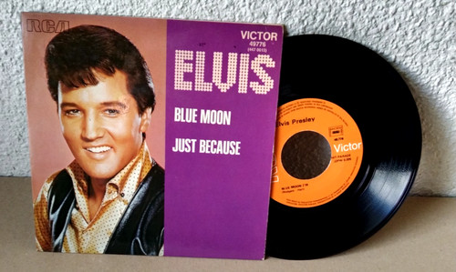 45t elvis presley - elvis, blue
