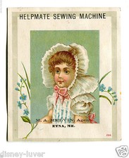 Victorian Trade Card HELPMATE
