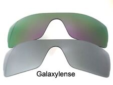 Galaxy Lentilles Rechange pour Oakley Batwolf Violet & Gris Polarisé 2 Paires