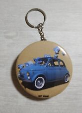 Fiat 500 bleue orchidée porte clé décapsuleur métal 58 MM