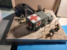 Diorama WW2 Blessé Au Combat