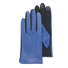 Gants en cuir bleu denim combinés avec spandex de marque Kessler