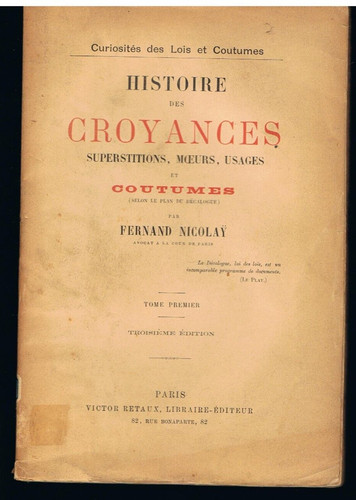 Nicolay histoire des - histoire,