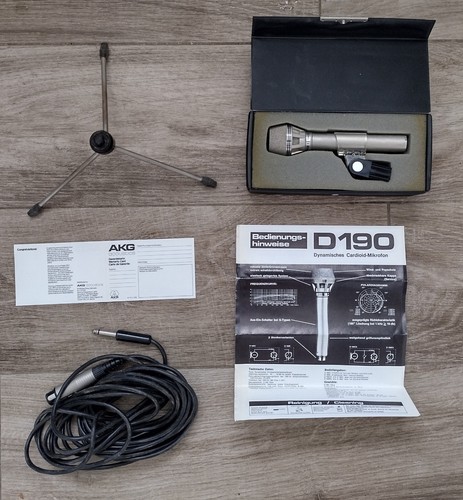 Microphone d190 akg sono - ca, le