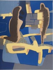 Maurice ESTEVE : Face à face, Lithographie originale