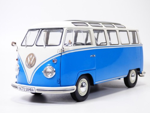 Volkswagen combi samba - volkswagen, bleu